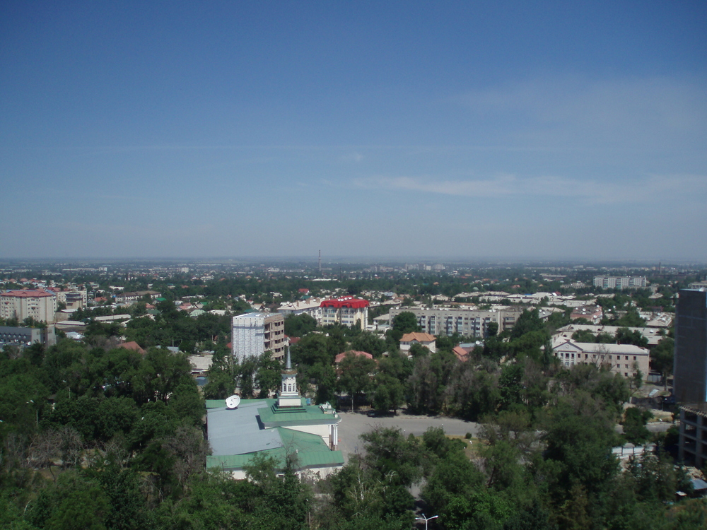 Киргизстан, Бишкек, изглед към града
